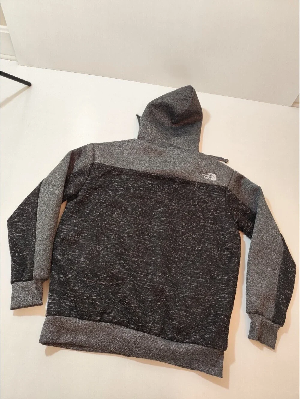 North Face Fleece Jacket Mens Black/ Grey Size Large